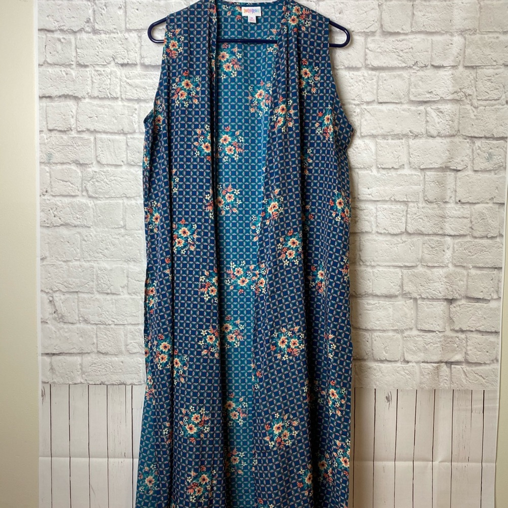 Duster vest kimono